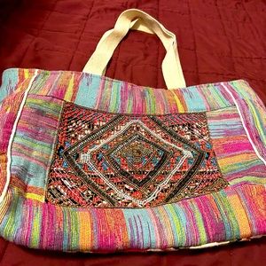 Boho Fabric Tote Bag